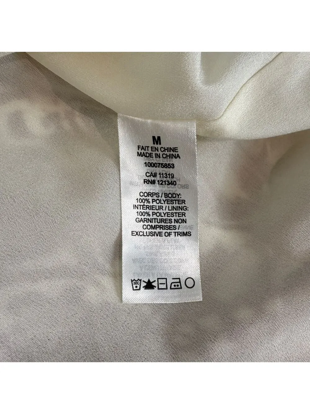 Dynamite Pleated Damask Mini Skirt Womens Medium White Tan Lined - Picture 8 of 11